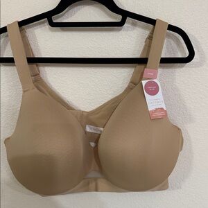 Cacique Beige Comfort Bra NWT 44DD with underwire
